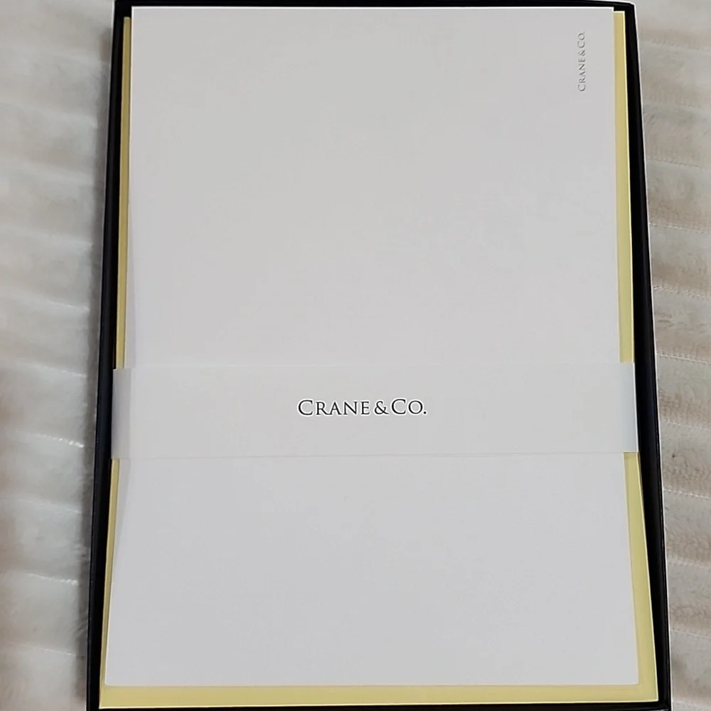 NEW Crane & Co Beach Shoes Imprintable Cards & Env, 10 Total